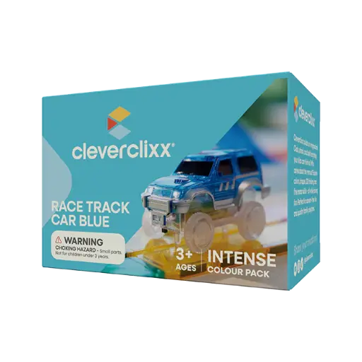 Cleverclixx - Voiture de course bleue [CC-1017]