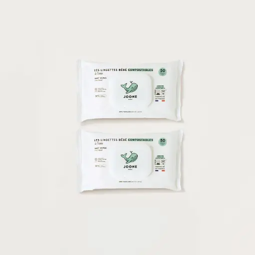 Joone - Lingettes à eau compostables [L1E.50]