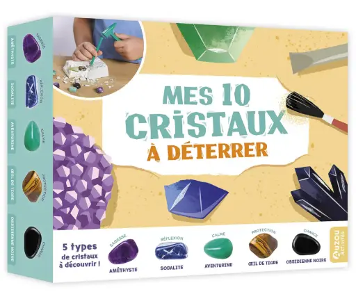 Auzou - Mes 10 Cristaux à Déterrer - 6+ [AC200029-3]