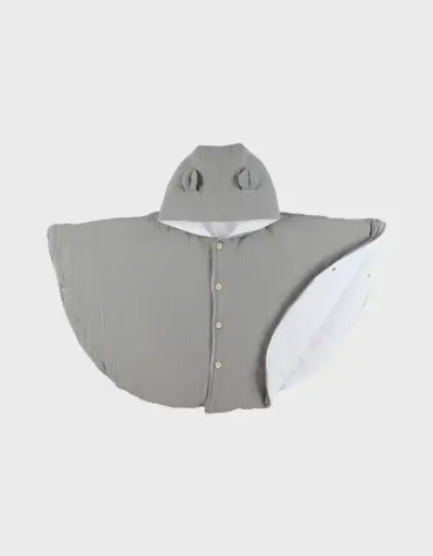 Noukie's - Poncho bébé - mousseline - coton bio - 18m - 36m [BB2642.362]