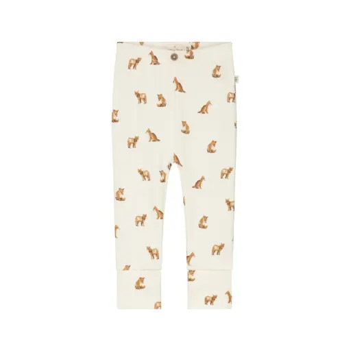 A Tiny Story - Legging bébé motif renard - Ivory