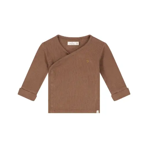 A Tiny Story - Blouse cache-coeur - Coffee