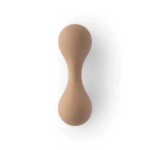 Mushie - Rattle Toy Silicone - Natural [70.072.06]