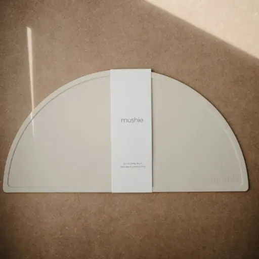 Mushie - Set de table silicone - Shifting Sand