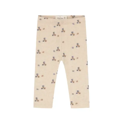A Tiny Story - Legging bébé - Beige cubes 