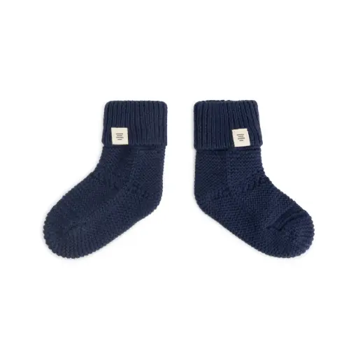 A Tiny Story - Chaussons Tricot - Dark Blue