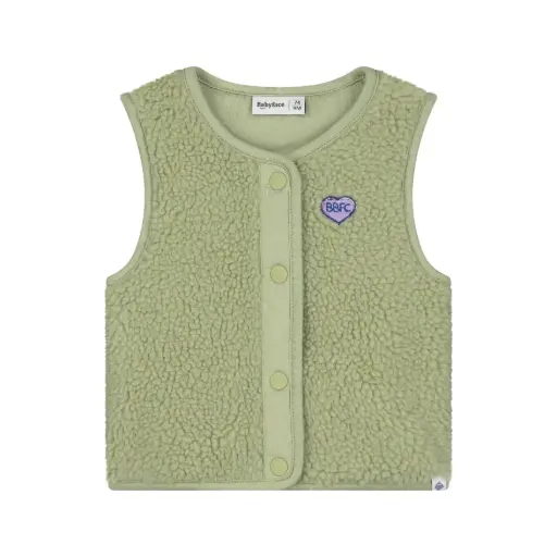 Babyface - Gilet sans manche Teddy - Menthe - Fille 