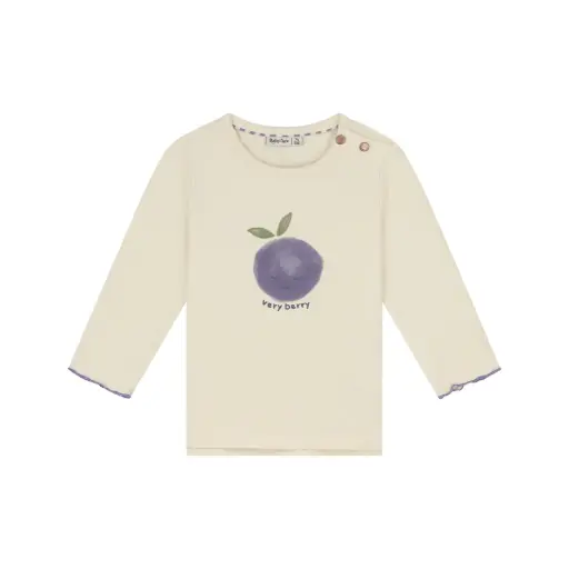 Babyface - T-shirt à manches longues Myrtille - Cream - Fille 