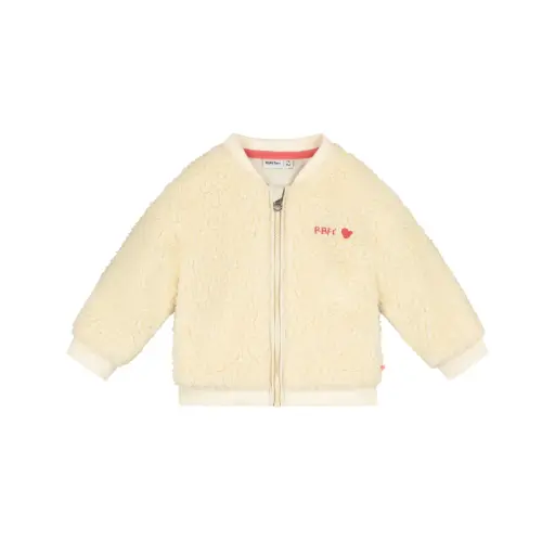 Babyface - Gilet Zippé Doudoune - Cream - Fille 