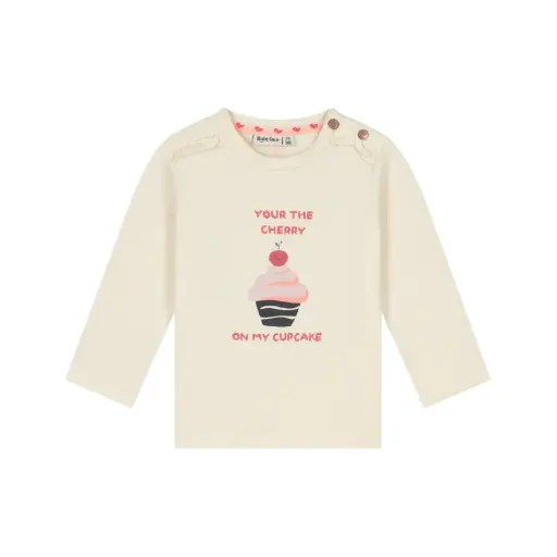 Babyface - T-shirt à manches longues Cupcake - Cream - Fille 