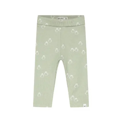 Babyface - Pantalon Legging Pingouins - Pistachio