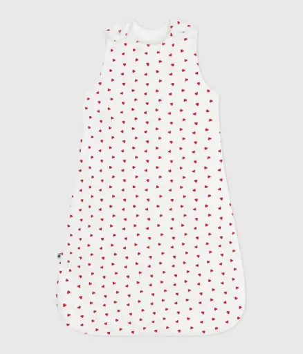 Petit bateau - Gigoteuse bébé en velours imprimé cœurs - TOG 3 [A0E1401010]