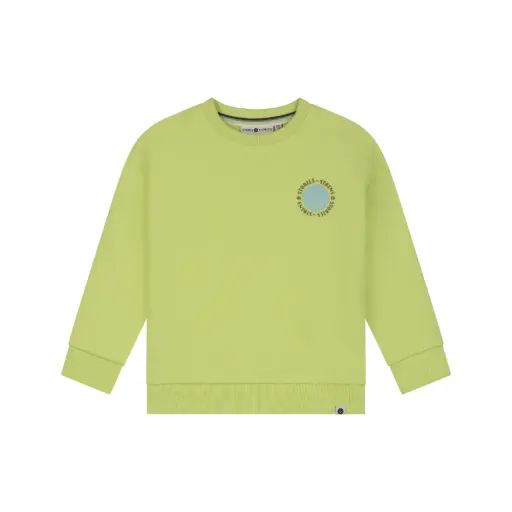 Stains & Stories- Pull Smiley - Lime - Garçon