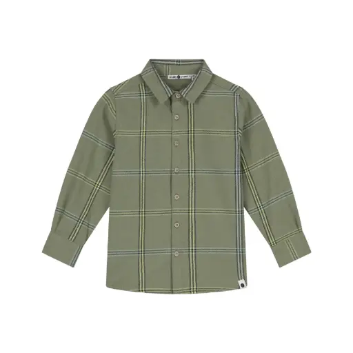 Stains & Stories - Chemise à carreaux - Army - Garçon  