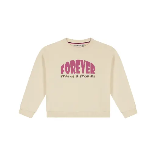Stains & Stories - Pull Forever - Cream - Fille 
