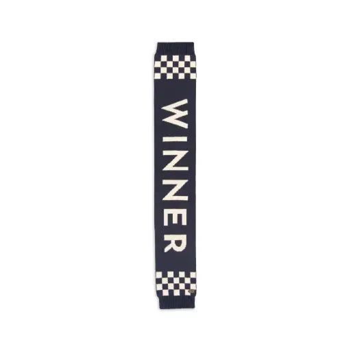 Stains & Stories - Echarpe Damier noir et blanc - Medium Blue - Garçon 