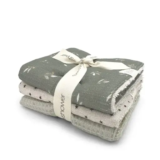 Babyshower - Lot de 3 mini-serviettes - Misty Woods [PTOAMWO]