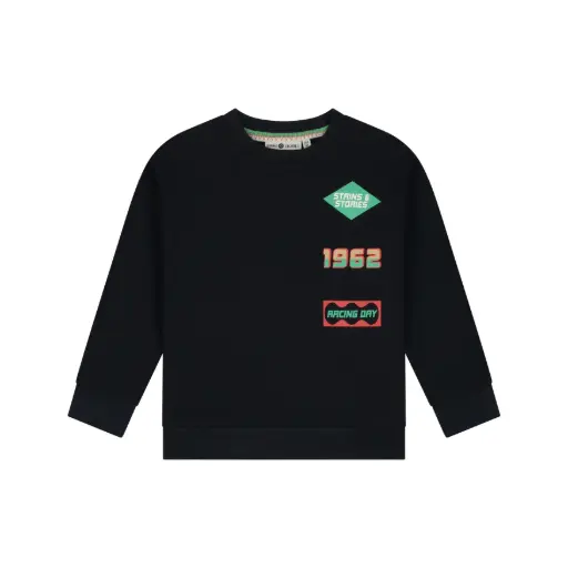 Stains & Stories - Pull Racing Day - Navy - Garçon  