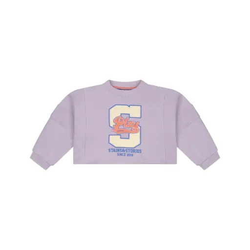 Stains & Stories - Pull - Lila - Fille 