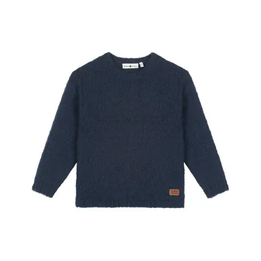 Stains & Stories - Pull Tricot - Indigo - Garçon