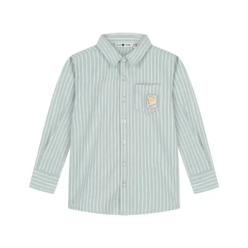 Stains & Stories - Chemise à lignes - Sky - Garçon