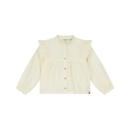 Stains & Stories - Blouse à volants - Cream - Fille