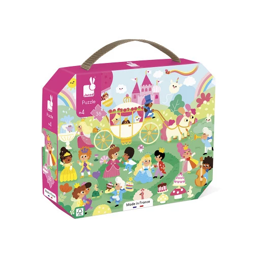 Janod - Puzzle en carton Les princesses - 36 pièces  [J02391]
