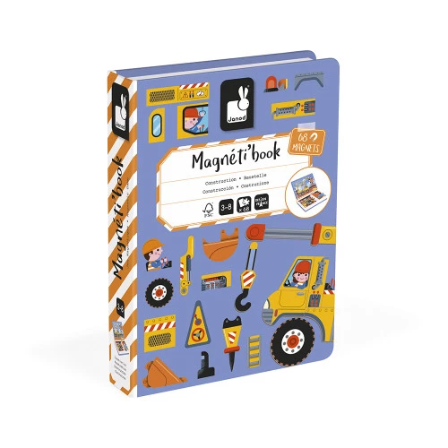 Janod - Magnéti'book Construction - 50 magnets [J02526]