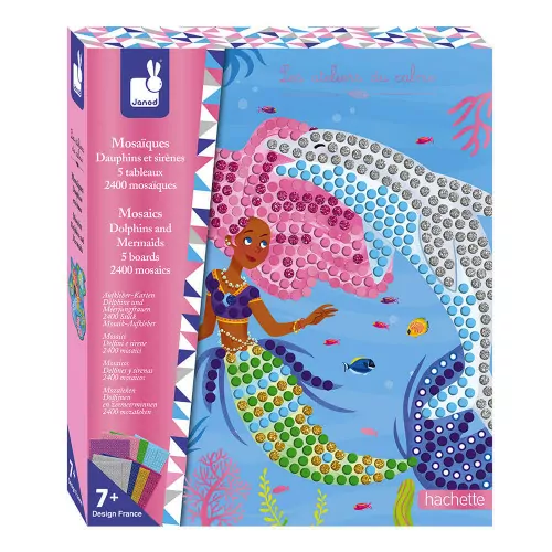 Janod - Kit Créatif - Mosaïques Dauphins et Sirènes [J07961]