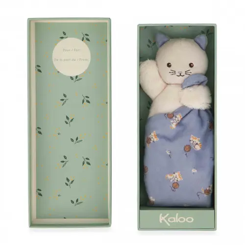 Kaloo - Doudou chat Carré douceur Lilas [K226004]