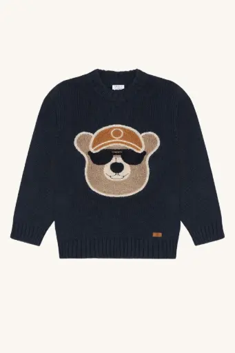Hust & Claire - T-shirt manches longue garçon - Ours