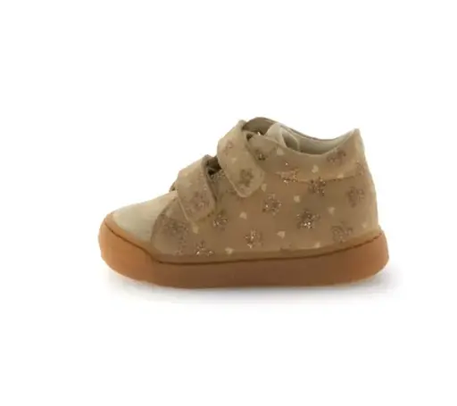 Naturino / Falcotto - Snopes Velours Suède - Jasmine Glitter - Sable-Platine