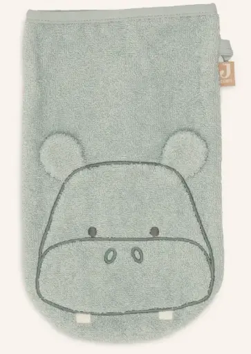 Jollein - Gant de toilette éponge - Hippo Happy [336-597-68235]