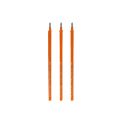 Legami - Set de 3 Recharges pour Stylo Effaçable - Encre orange [REFEP0011]