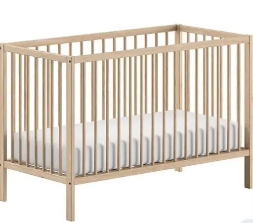 Vipack (Jaxx) - Dino - Lit bébé 60x120cm - Natural [DIBB6010]