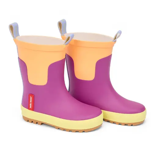 Hello Hossy - Bottes de pluie - Purple