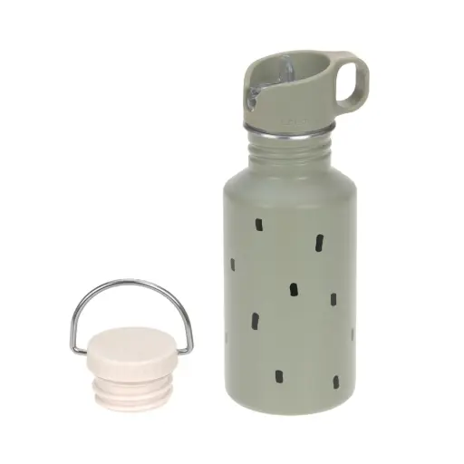 Lässig - Gourde pour enfant inox - Happy Prints - Olive [1210026581]