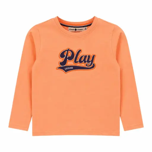 STAINS & STORIES (BY BABYFACE) - T-shirt à longues manches - Salmon