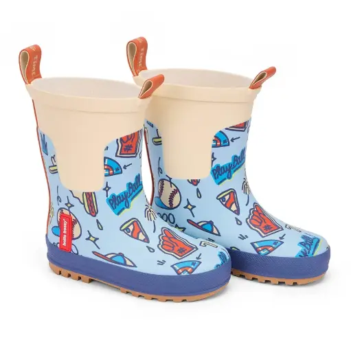 Hello Hossy - Bottes de pluie - Baseball Game [BOT005-32]