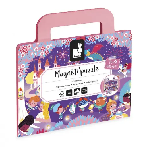 Janod - Magnéti'puzzle Princesses - 36 pièces  [J05418]