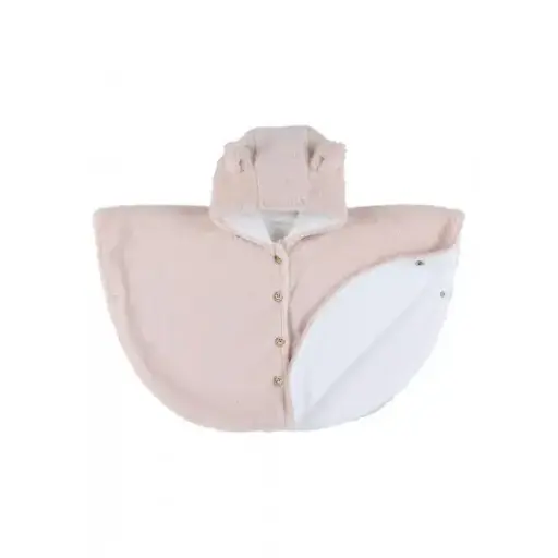 Noukie's - Poncho bébé - Groloudoux - Rose