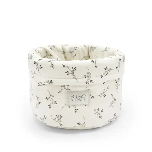 Babyshower - Panier de rangement - Petit - Olive Bloom [PWSBOBC]