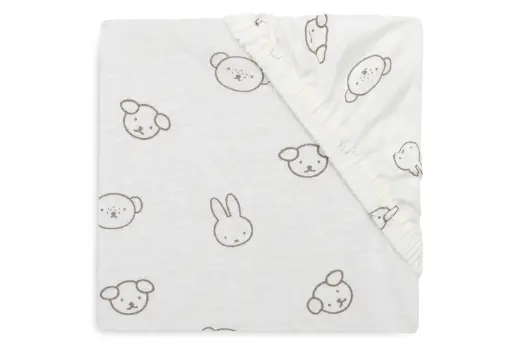 Jollein - Drap housse Jersey - 60x120 cm - Miffy and Friends [511-507-68047]
