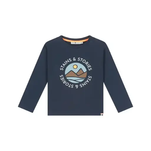 STAINS & STORIES ( Babyface) - T-shirt à longues manches - Indigo