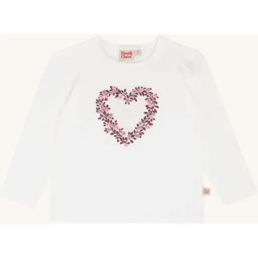 Hust & Claire - T-shirt manches longue Fille - Alma Heart
