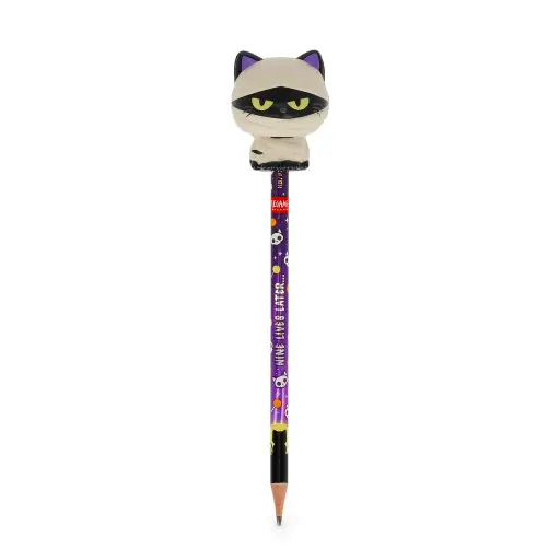 Legami - Crayon antistress Squishy - Halloween Mummy Cat - Nine Lives Later [PSQ0009]