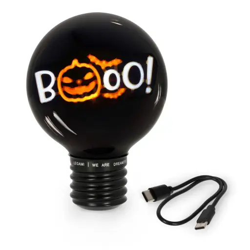 Legami - Lampe de table décorative en forme d’ampoule d’Halloween - Bulb Fiction XL [CLB0022]