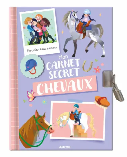 Auzou - Ma papeterie créative - Mon carnet secret - Chevaux  [PA250009-1]