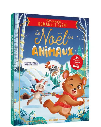 Auzou - Mon premier roman de l'avent - Le noël des animaux [RO230075-3]