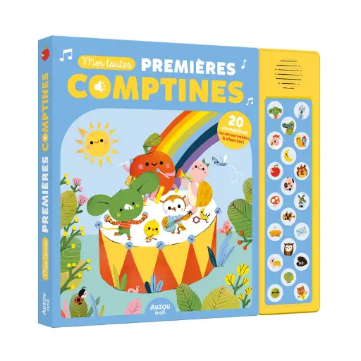 Auzou - Mes toutes premières comptines - 20 puces sonores  [EV230005-2]